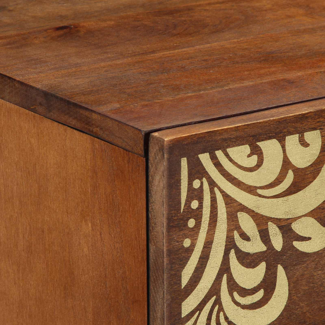 Sideboard Brun 60 x 33 x 75 cm Massivt mangotræ