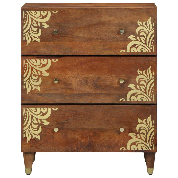 Sideboard Brun 60 x 33 x 75 cm Massivt mangotræ