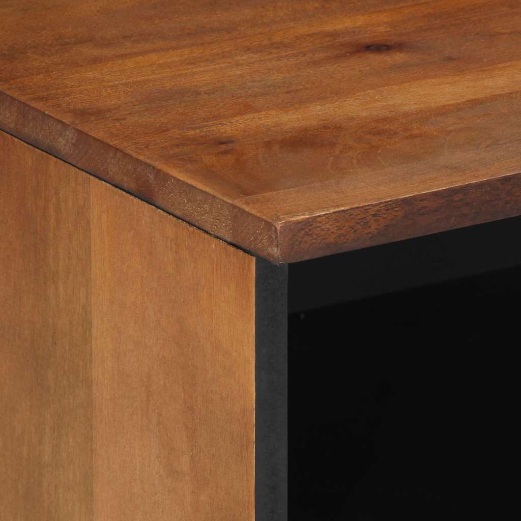 TV-skab med skuffe Honningbrun 80 x 33 x 46 cm Massivt mangotræ