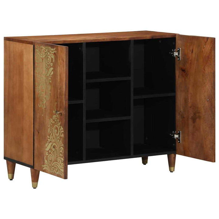 Sideboard Brun 90 x 33 x 75 cm Massivt mangotræ