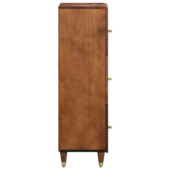 Highboard med hylde Brun 40 x 33 x 110 cm Massivt mangotræ
