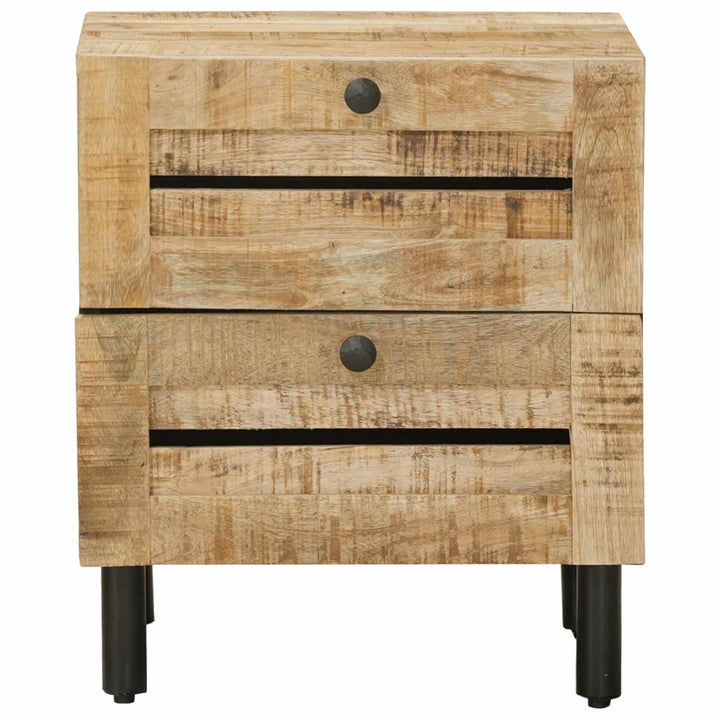 Sengebord Naturfarvet 40 x 33 x 46 cm Massivt mangotræ