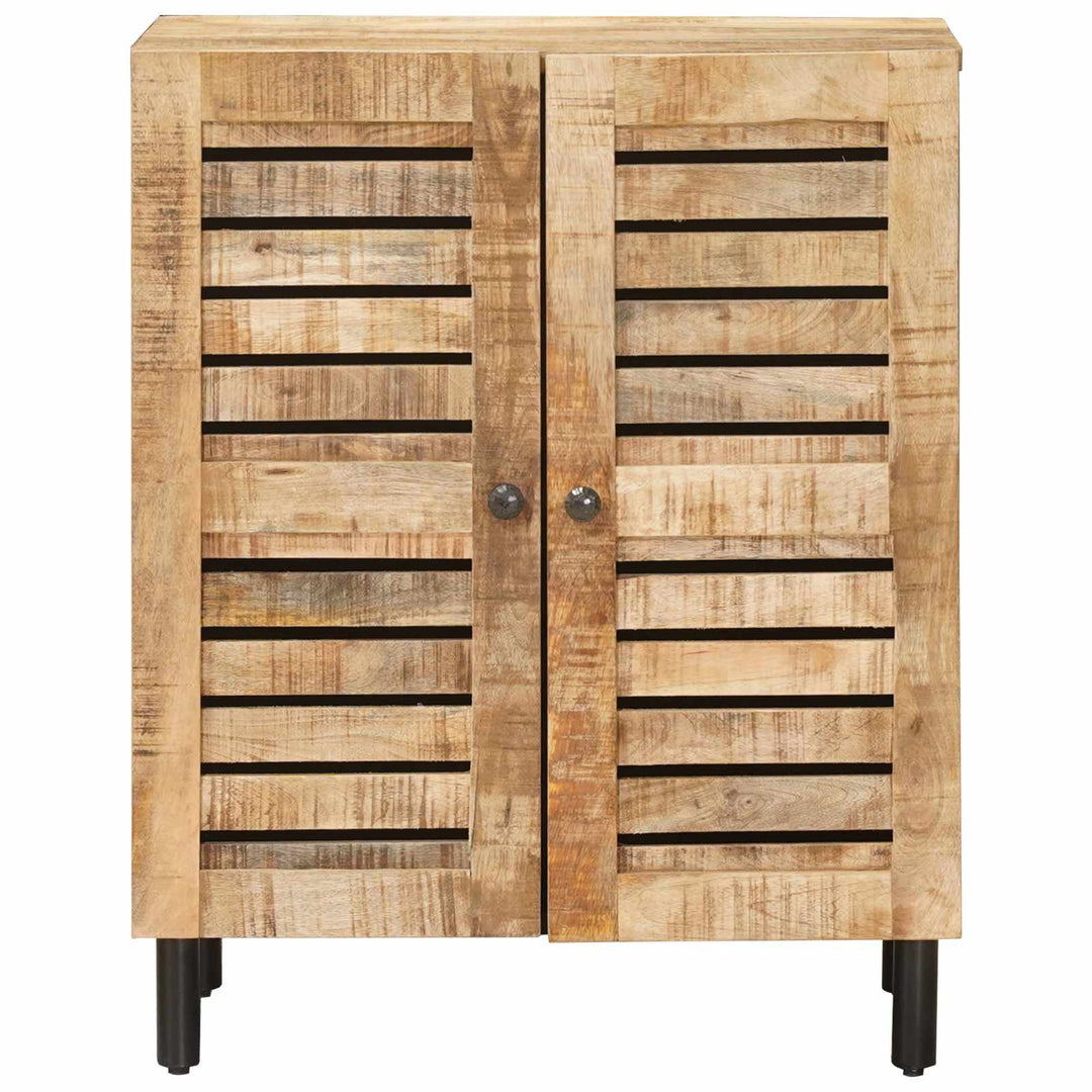 Opbevaringsskabe 60 x 33 x 75 cm Massivt mangotræ Naturfarvet