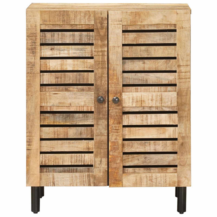 Opbevaringsskabe 60 x 33 x 75 cm Massivt mangotræ Naturfarvet