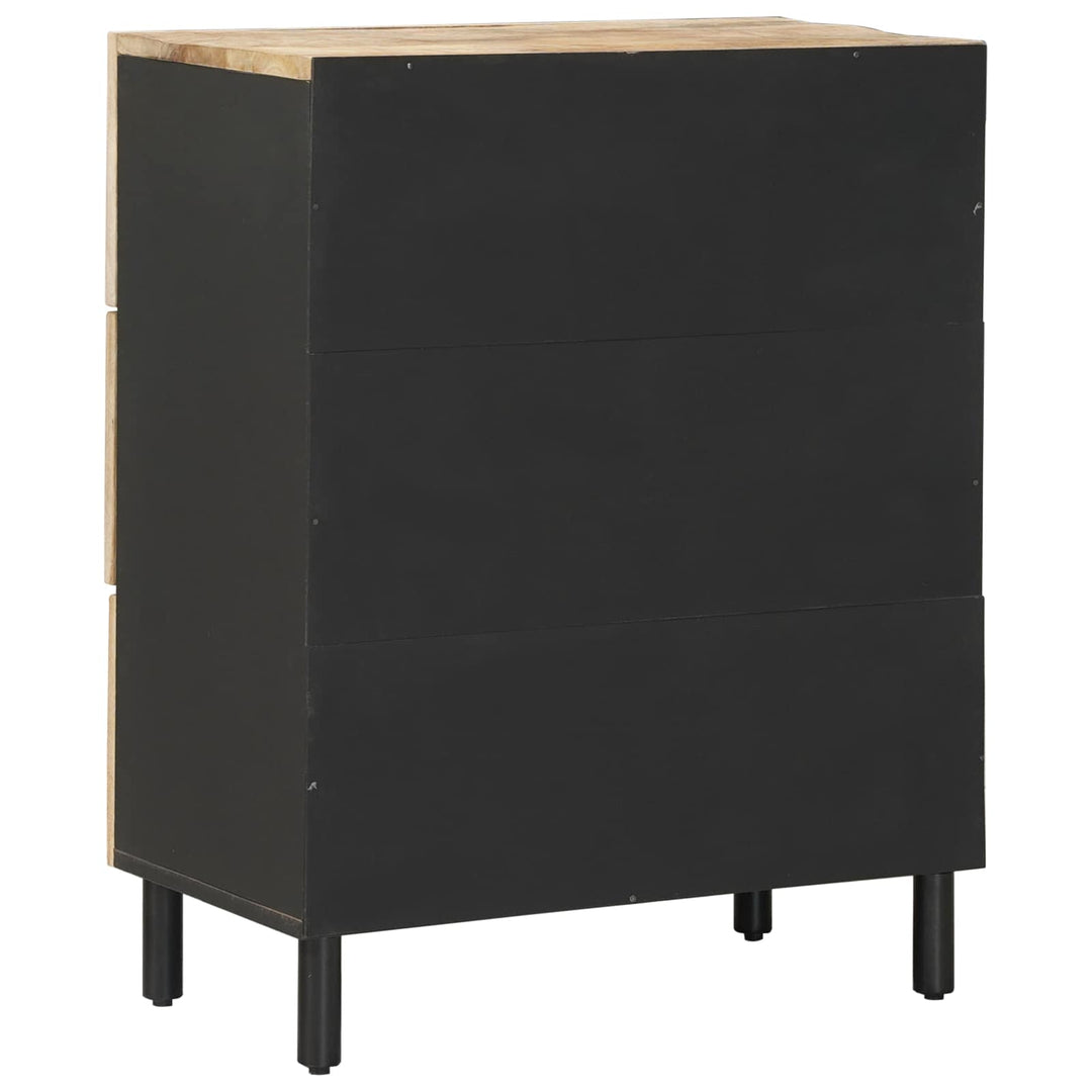 Opbevaringsskabe 60 x 33 x 75 cm Massivt mangotræ Naturfarvet
