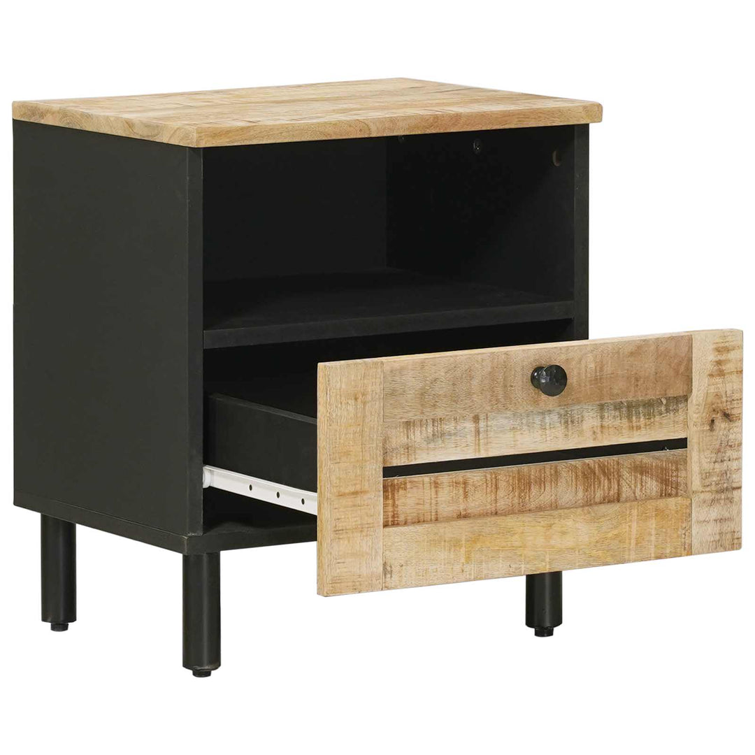 Sengebord 2 pcs Brun 40 x 33 x 46 cm Massivt mangotræ