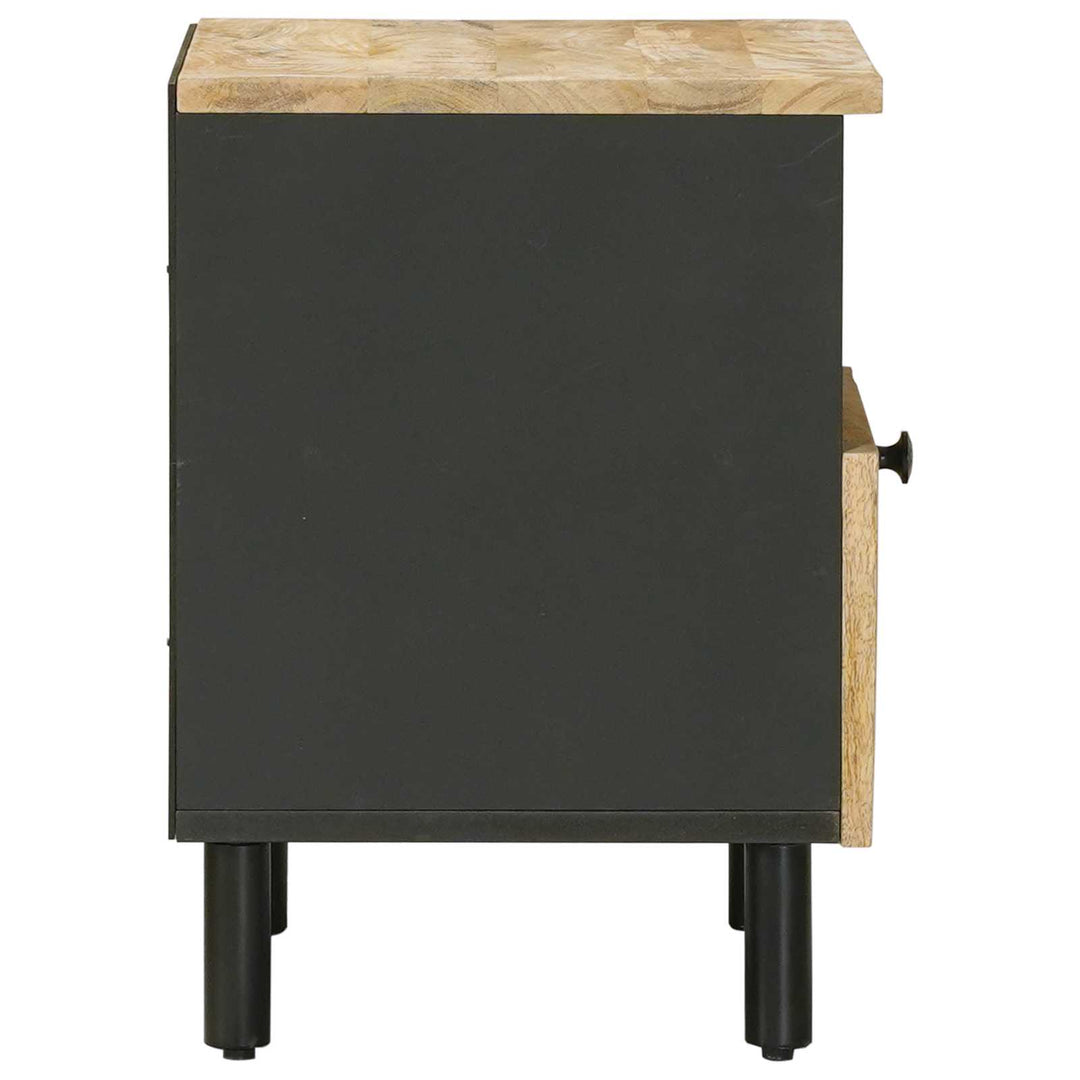 Sengebord 2 pcs Brun 40 x 33 x 46 cm Massivt mangotræ