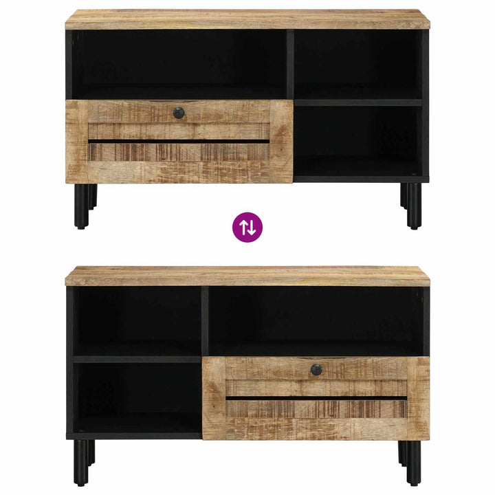 Opbevaringsskabe Brun 80 x 33,5 x 46 cm Massivt mangotræ