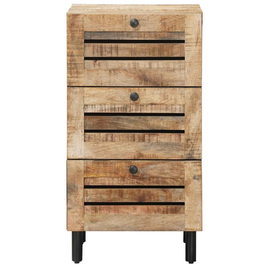 Opbevaringsskabe Naturfarvet 40 x 33 x 75 cm Massivt mangotræ