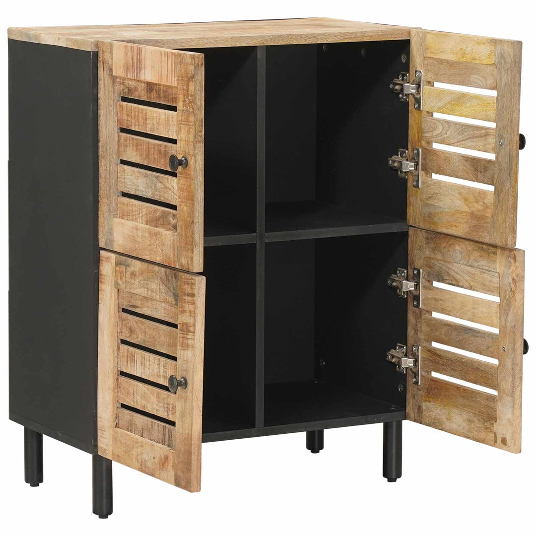 Opbevaringsskabe Naturfarvet 60 x 33 x 75 cm Massivt mangotræ