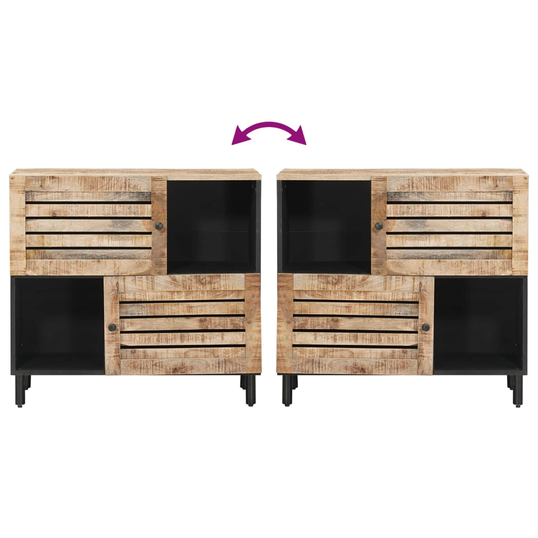 Opbevaringsskabe Brun 80 x 33,5 x 75 cm Massivt mangotræ
