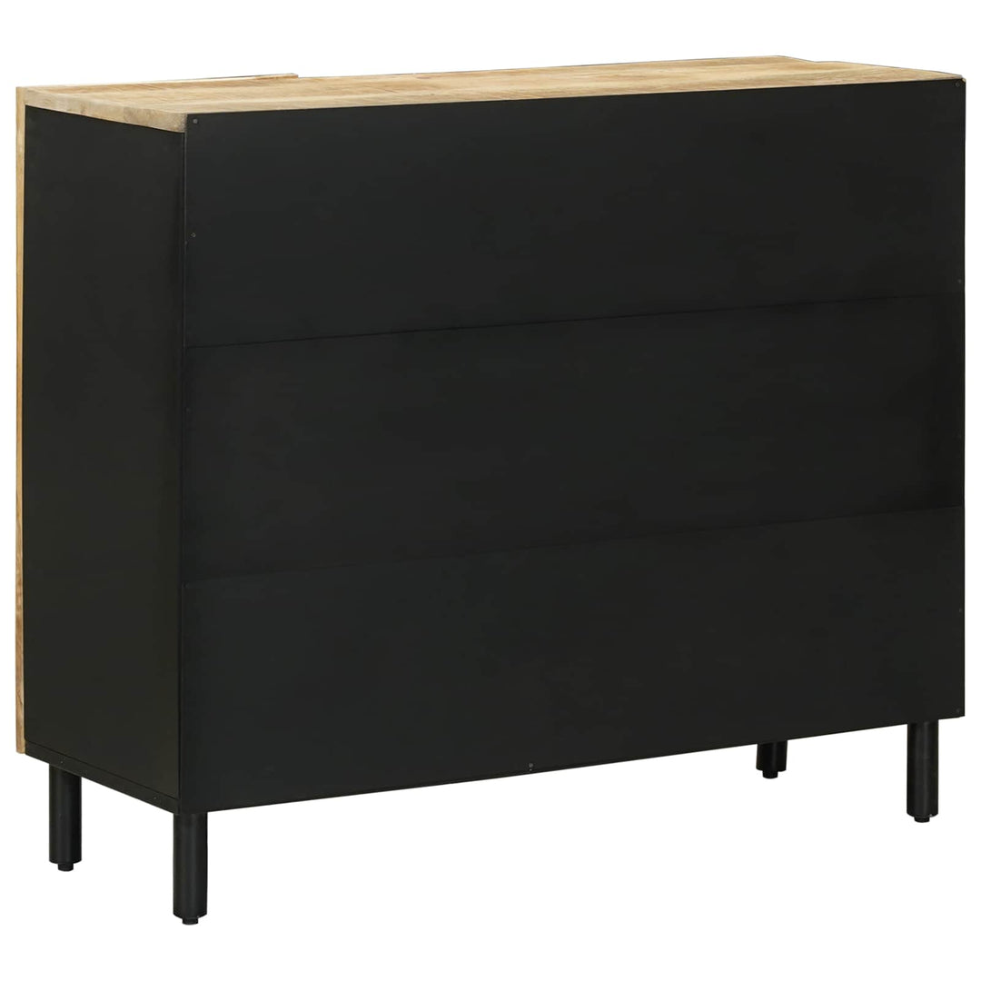 Opbevaringsskabe Naturfarvet 90 x 33 x 75 cm Massivt mangotræ