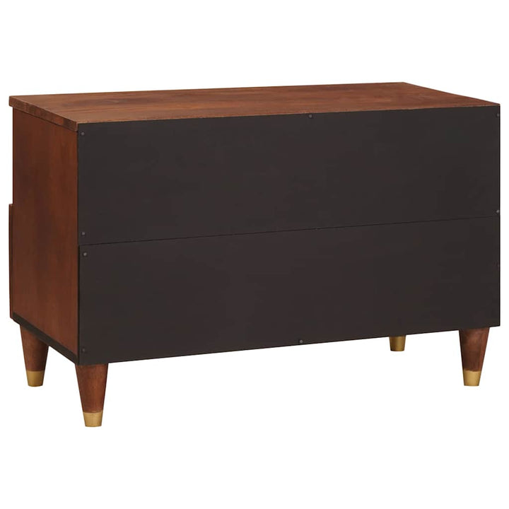 TV-skab med skuffe Brun 70 x 33,5 x 46 cm Massivt mangotræ