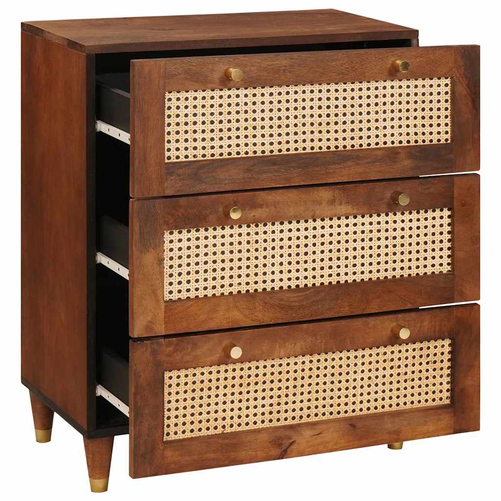 Sideboard Brun 60 x 33 x 75 cm Massivt mangotræ