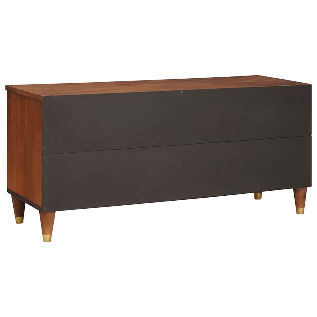 TV-skab med skuffe Brun 100 x 33,5 x 46 cm Massivt mangotræ