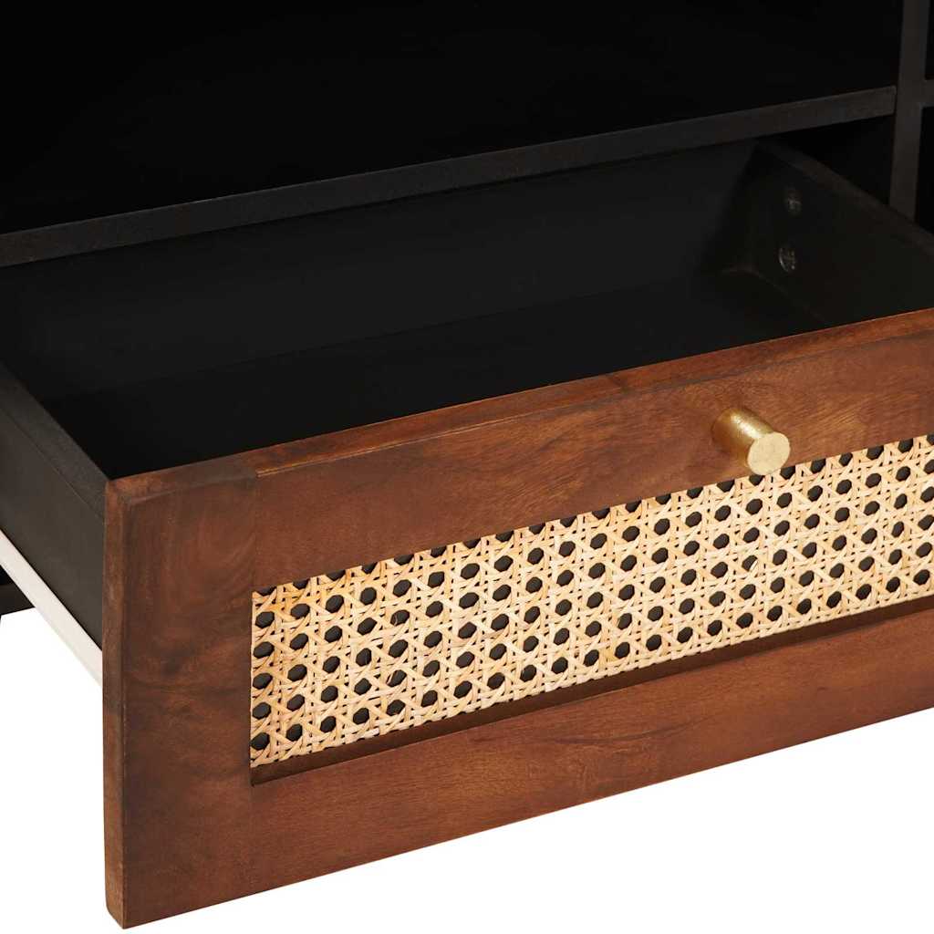 TV-skab Brun 80 x 33,5 x 46 cm Massivt mangotræ