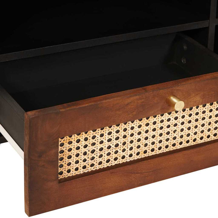 TV-skab Brun 80 x 33,5 x 46 cm Massivt mangotræ