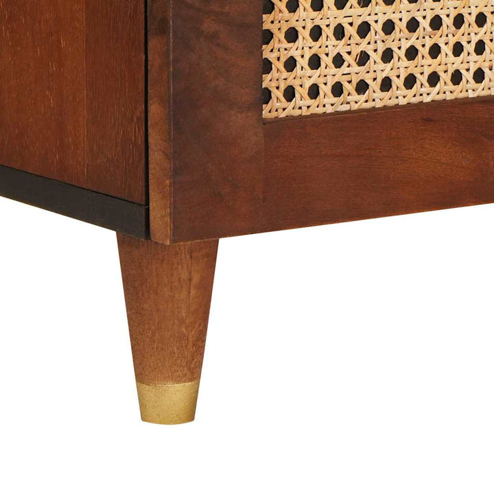 TV-skab Brun 80 x 33,5 x 46 cm Massivt mangotræ