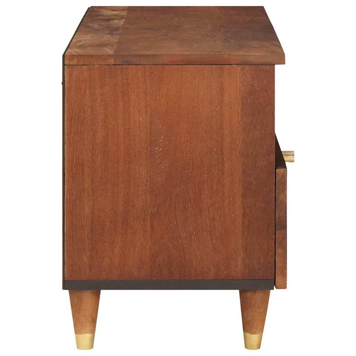 TV-skab Brun 80 x 33,5 x 46 cm Massivt mangotræ