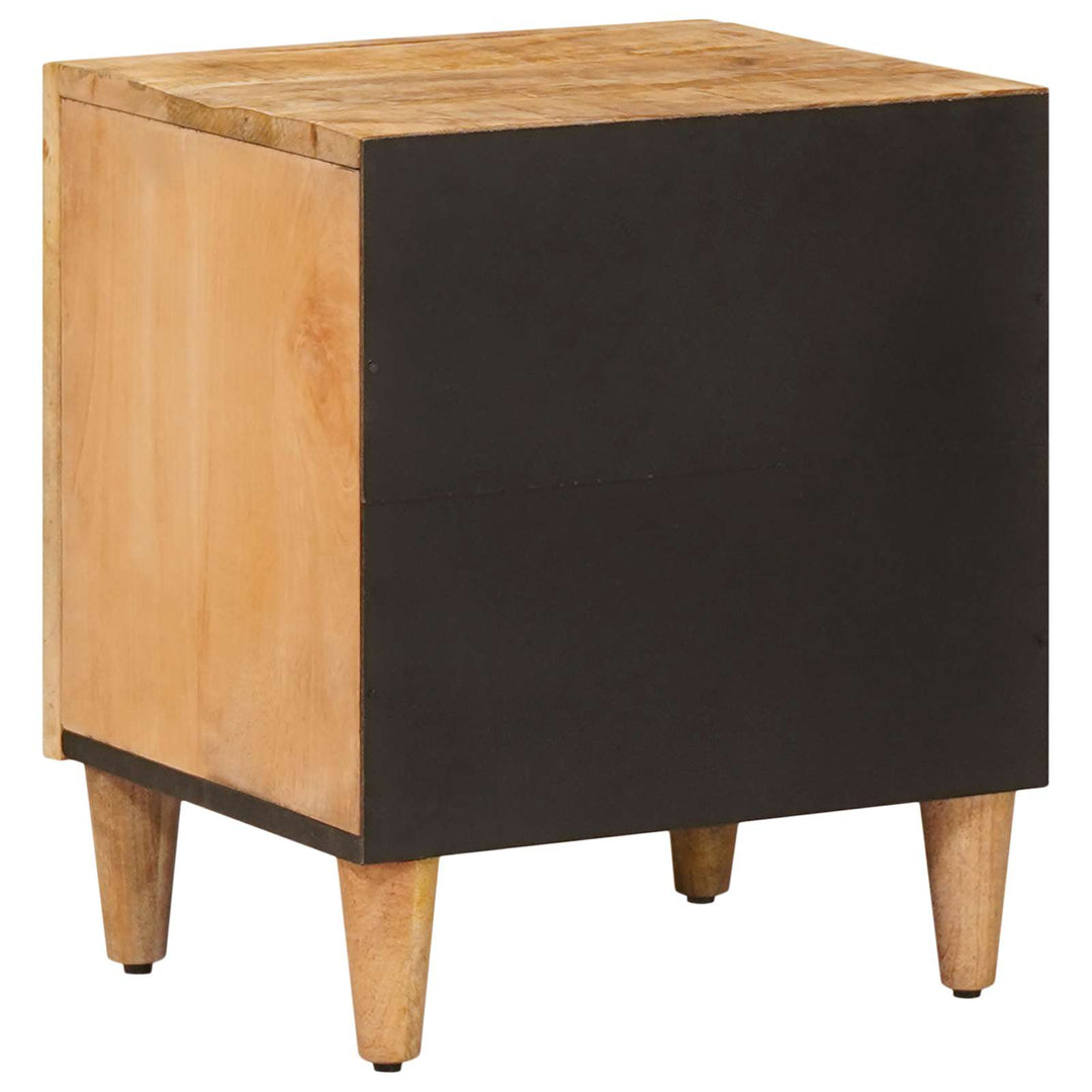 Sengebord 2 pcs Brun 40 x 33,5 x 46 cm Massivt mangotræ