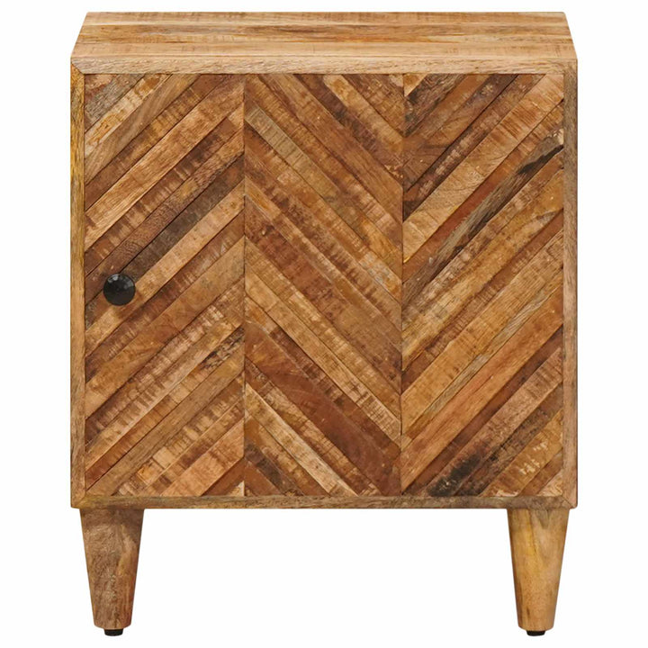 Sengebord 2 pcs Brun 40 x 33,5 x 46 cm Massivt mangotræ