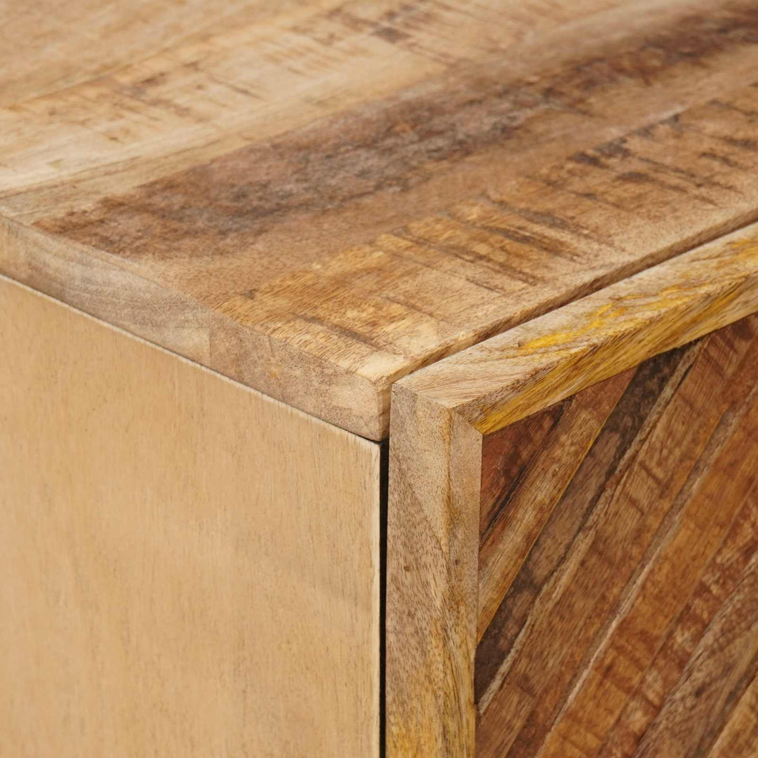 Sengebord med skuffe Brun 40 x 33,5 x 46 cm Massivt mangotræ