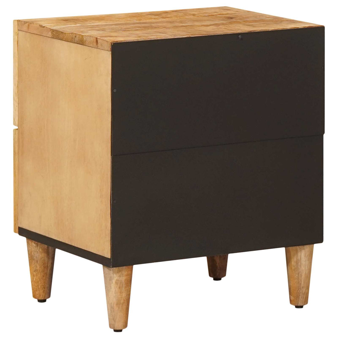 Sengebord 2 pcs Brun 40 x 33,5 x 46 cm Massivt mangotræ