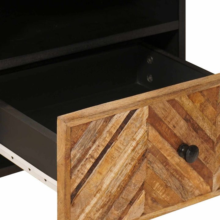 Sengebord 2 pcs Brun 50 x 33 x 60 cm Massivt mangotræ
