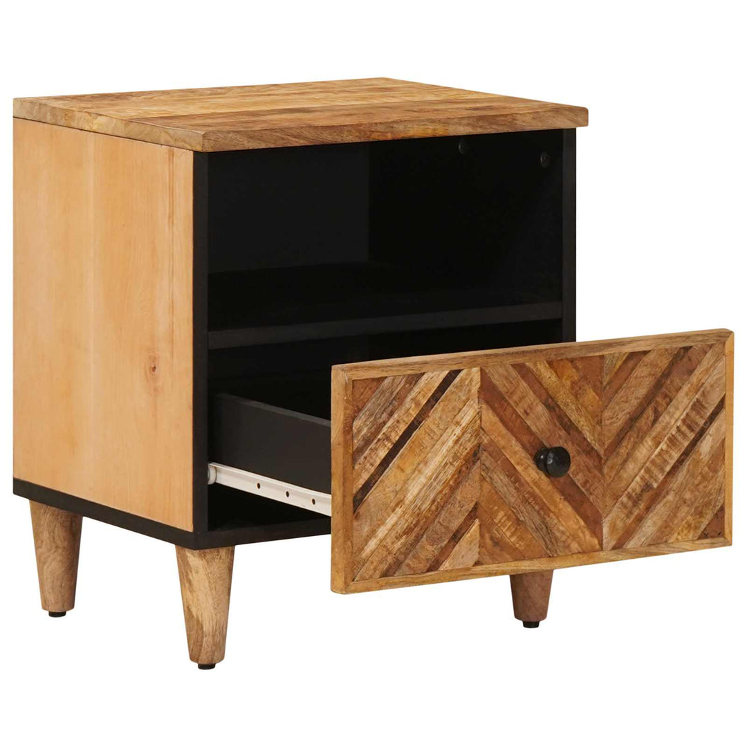 Sengebord 2 pcs Brun 50 x 33 x 60 cm Massivt mangotræ