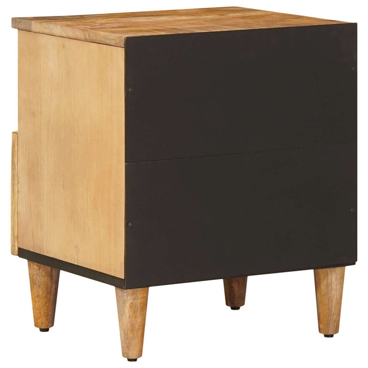 Sengebord 2 pcs Brun 50 x 33 x 60 cm Massivt mangotræ