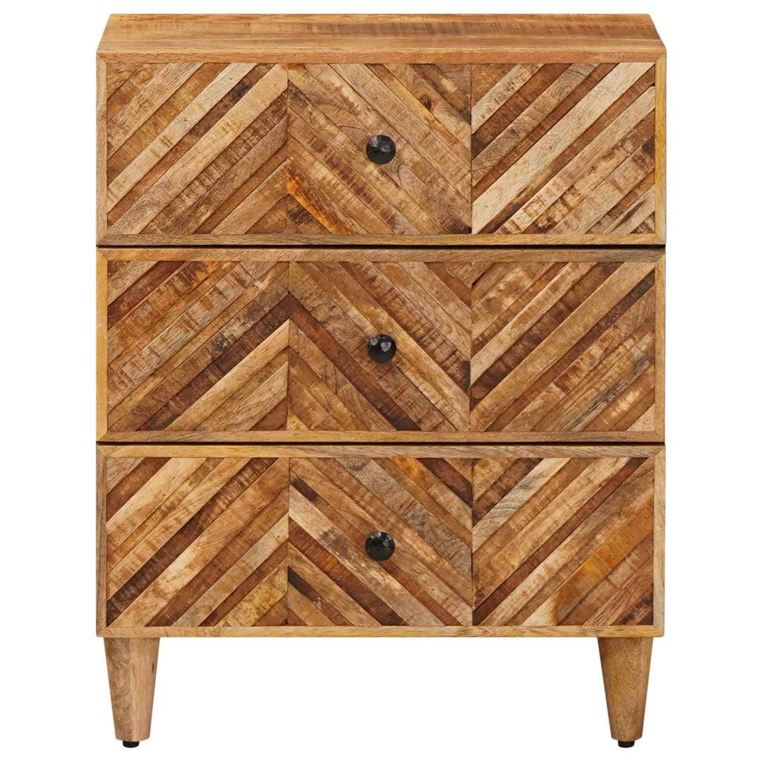 Sengebord med skuffe Brun 50 x 33 x 60 cm Massivt mangotræ