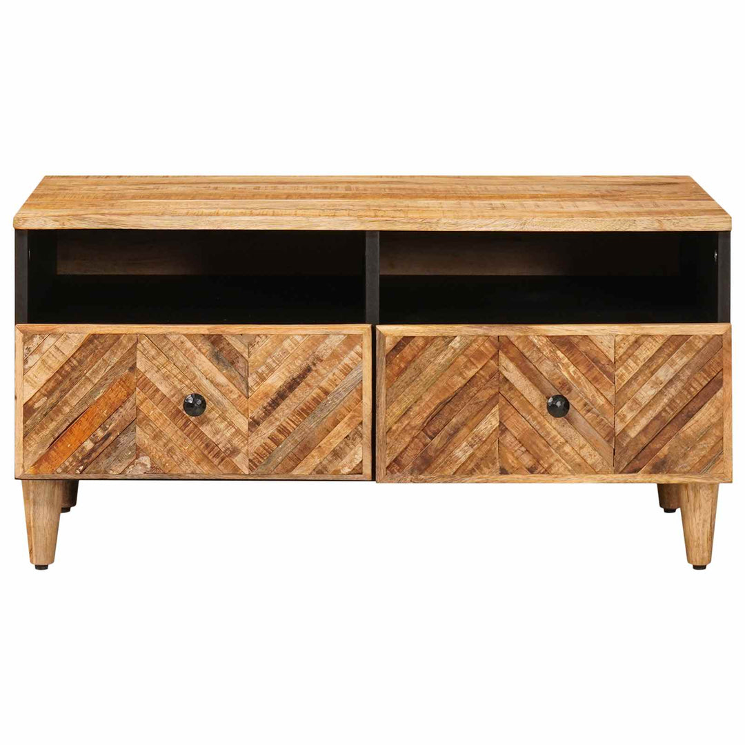 Sofabord med skuffe Brun 80 x 54 x 40 cm Massivt mangotræ