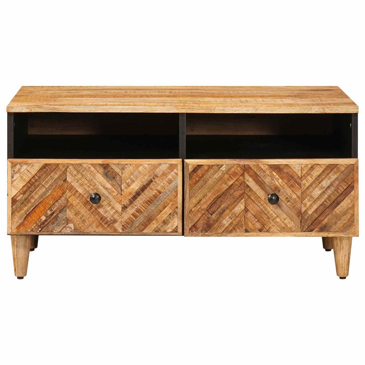 Sofabord med skuffe Brun 80 x 54 x 40 cm Massivt mangotræ