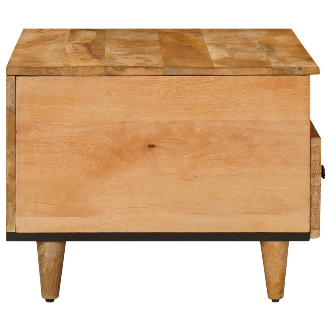 Sofabord med skuffe Brun 80 x 54 x 40 cm Massivt mangotræ