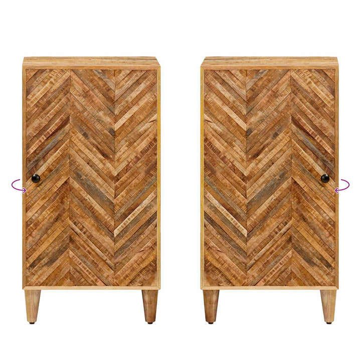 Opbevaringsskabe Brun 40 x 33,5 x 75 cm Massivt mangotræ