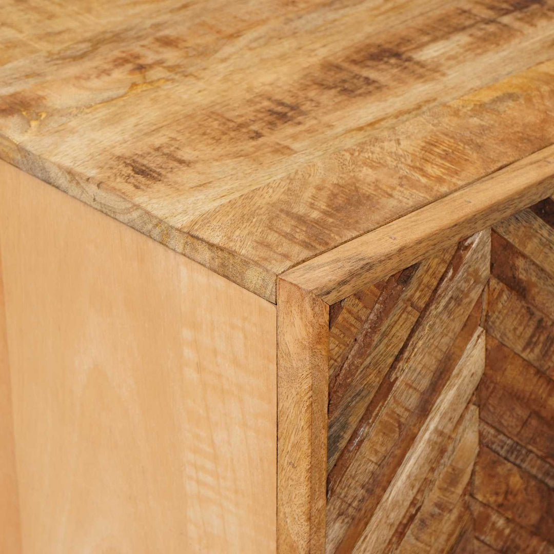 Opbevaringsskabe Brun 90 x 33,5 x 75 cm Massivt mangotræ