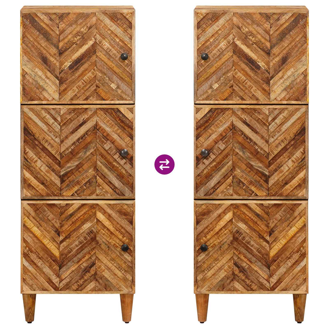 Opbevaringsskabe Brun 40 x 33,5 x 110 cm Massivt mangotræ