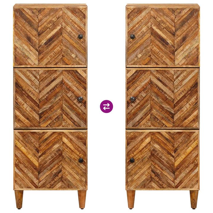 Opbevaringsskabe Brun 40 x 33,5 x 110 cm Massivt mangotræ