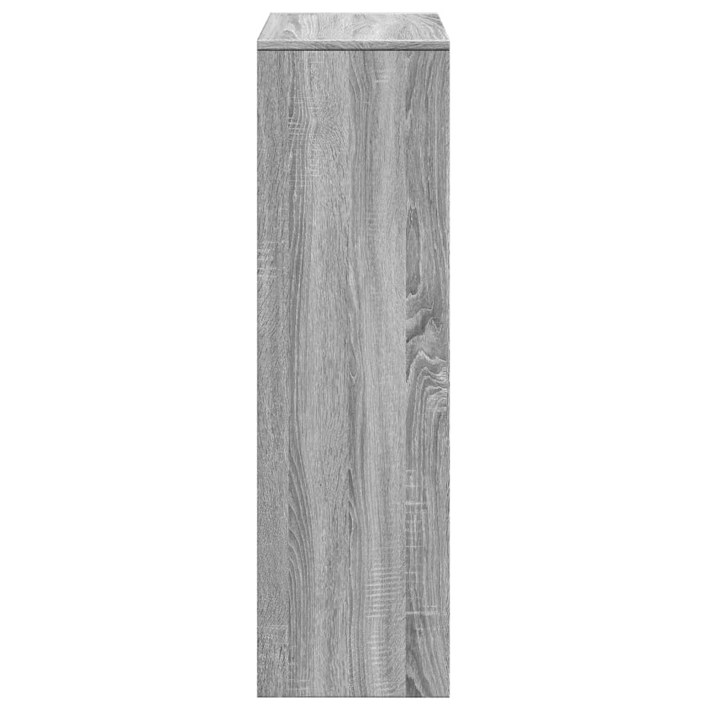bogreol/rumdeler 99x29x99 cm 3 niveauer konstrueret træ