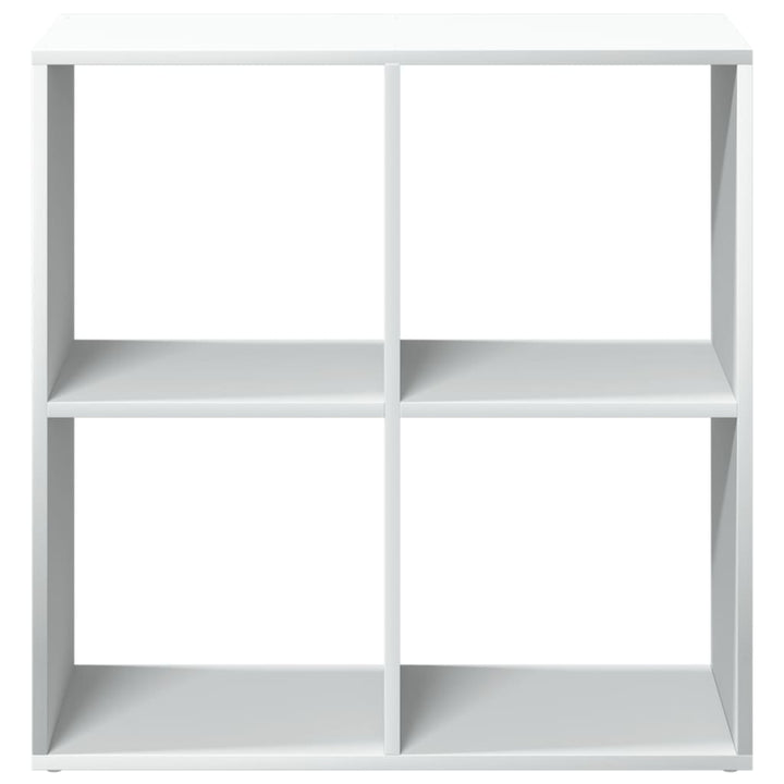 rumdelerreol hvid 69,5x29x69,5 cm konstrueret træ