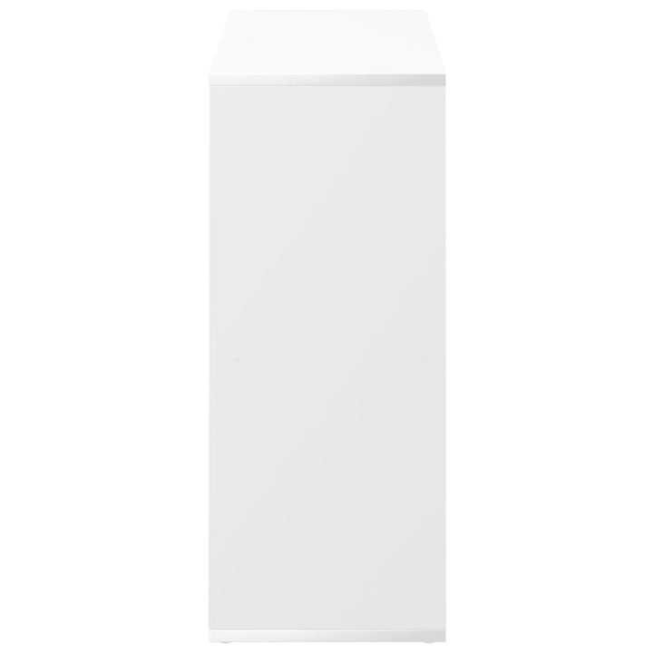 rumdelerreol hvid 69,5x29x69,5 cm konstrueret træ
