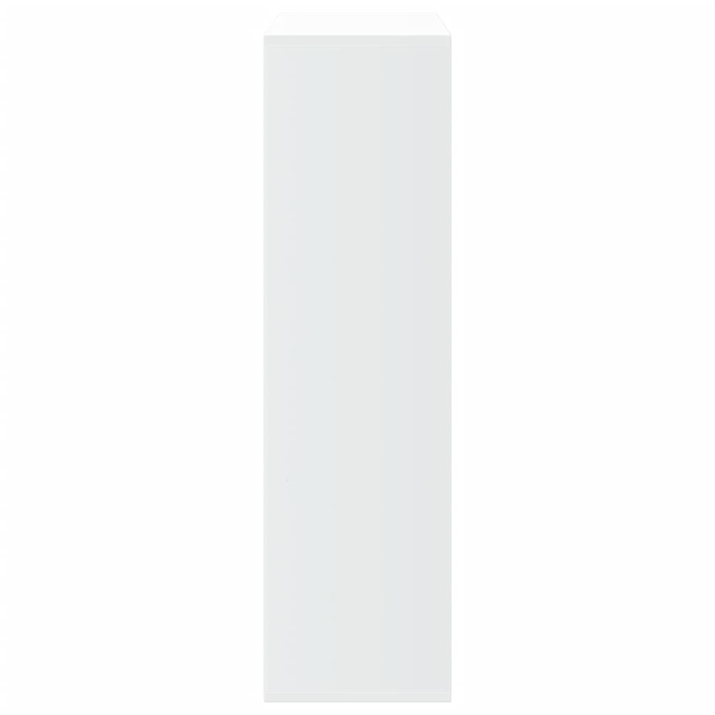bogreol/rumdeler 69,5x29x103,5 cm konstrueret træ hvid
