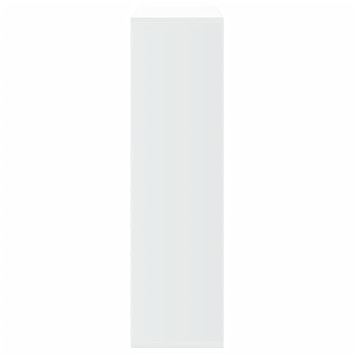 bogreol/rumdeler 69,5x29x103,5 cm konstrueret træ hvid