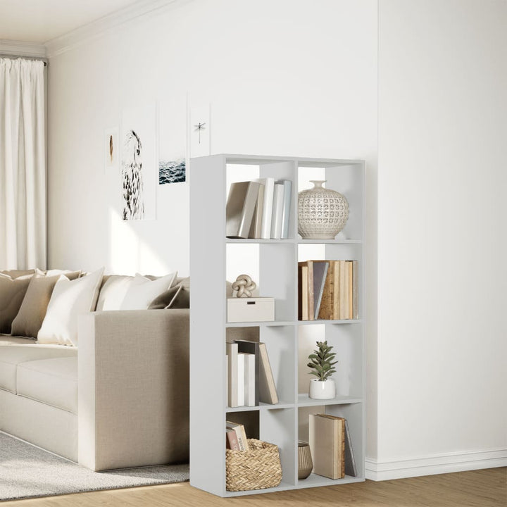 rumdelerreol hvid 69,5x29x137,5 cm konstrueret træ
