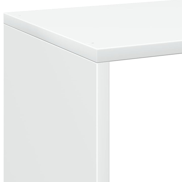 rumdelerreol hvid 69,5x29x137,5 cm konstrueret træ