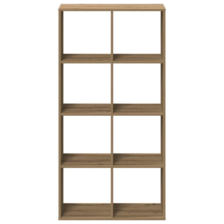 bogreol/rumdeler 69,5x29x137,5 cm konstrueret træ kunsteg