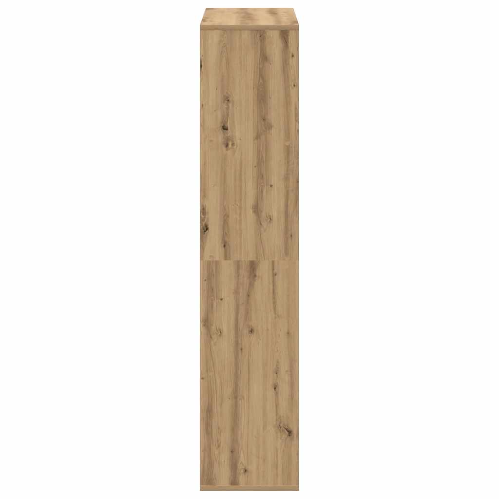 bogreol/rumdeler 69,5x29x137,5 cm konstrueret træ kunsteg