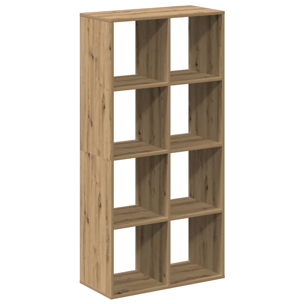 bogreol/rumdeler 69,5x29x137,5 cm konstrueret træ kunsteg