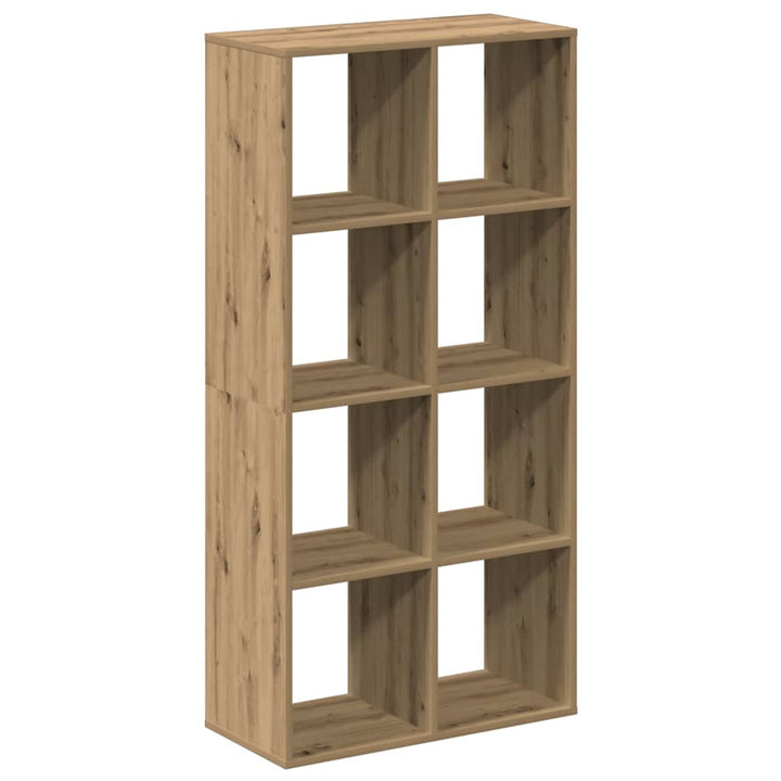 bogreol/rumdeler 69,5x29x137,5 cm konstrueret træ kunsteg
