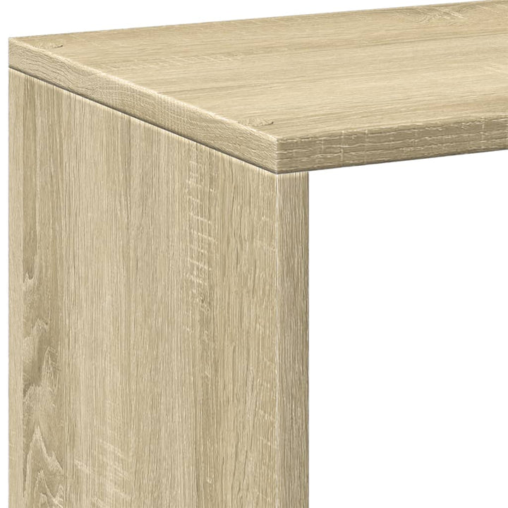 bogreol/rumdeler 102x29x103,5 cm konstrueret træ sonoma-eg